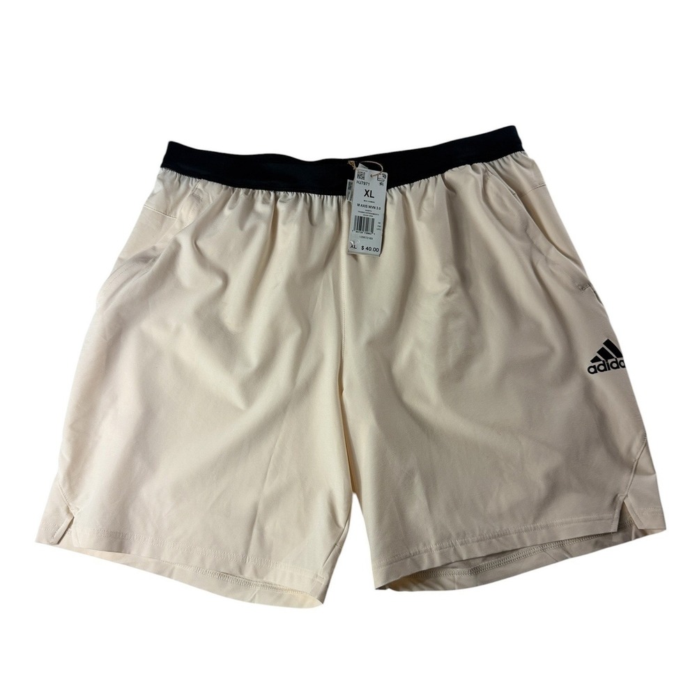Adidas Mens M Axis WVN 3.0 Training Shorts XL Wonder White HJ7971 New